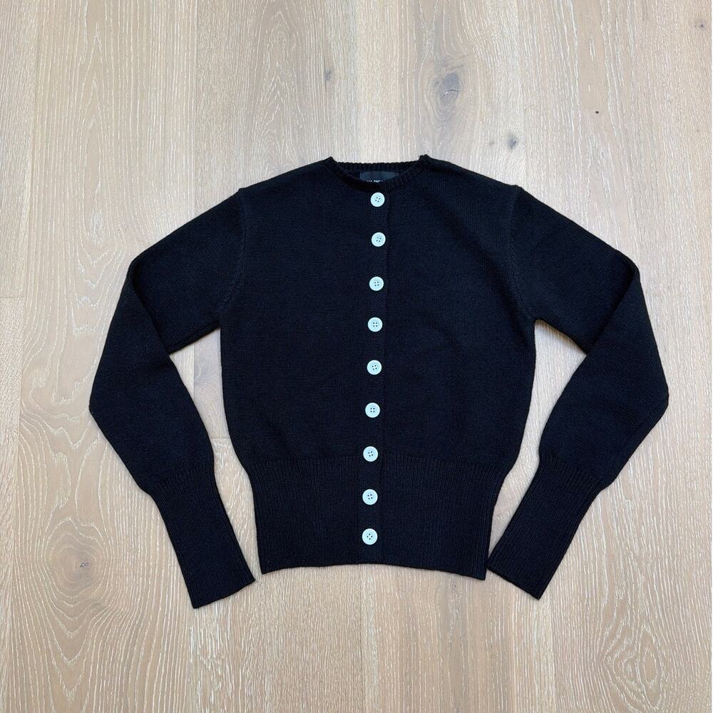 All The Ways Button Up Sweater Brittany Size XS Black